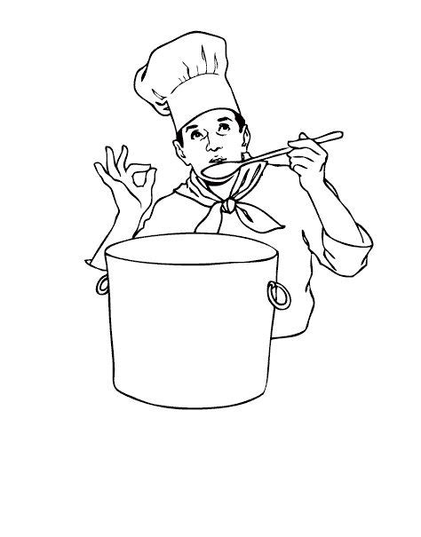 Taste Coloring Page Coloring Pages