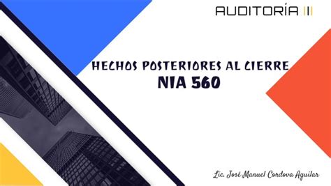 Nia 560 Análisis