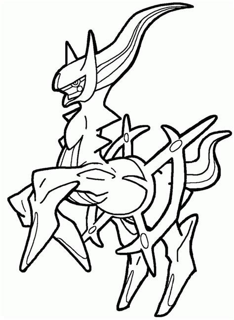 Arceus 5 Coloring Page Free Printable Coloring Pages For Kids