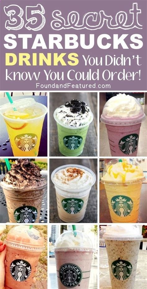 Starbucks Drinks You Didnt Know You Could Order Awesome Good To Know