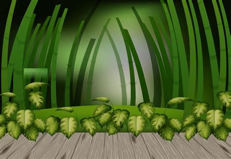 Empty Nature Landscape Scene With Blur Background 3093523 Vector Art At