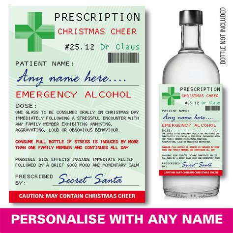 Blank Prescription Bottle Labels