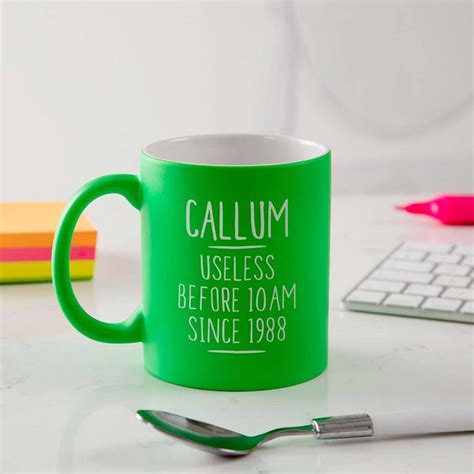 Don't fret over 30th birthday present ideas, prezzybox have you covered. Personalised Funny 30th Birthday Mug For Him By Dust And ...