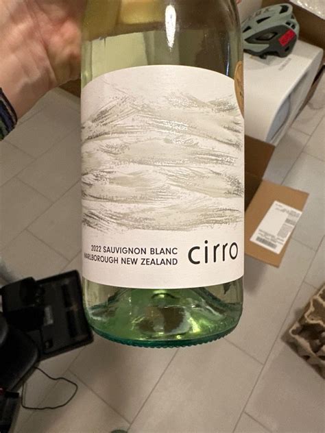 2022 Cirro Sauvignon Blanc New Zealand South Island Marlborough