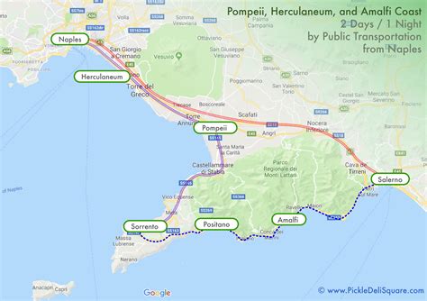 Diy Pompeii And Amalfi Coast A 2 Day 1 Night Itinerary By Public