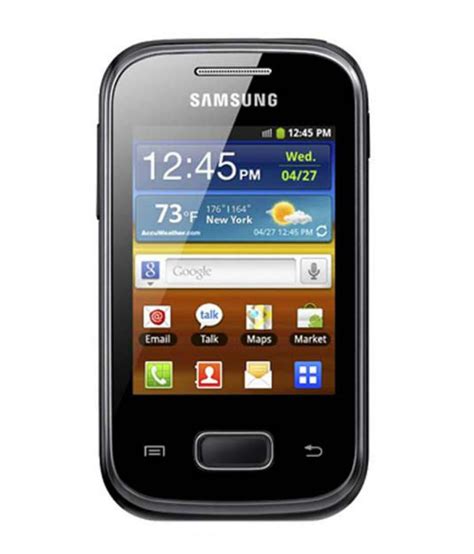 Samsung Galaxy Pocket S5300 Black Mobile Phones Online At Low Prices
