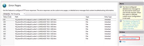 Enable Detailed IIS Errors Sysops