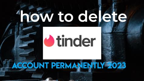 How To Delete Tinder Account Permanently Youtube