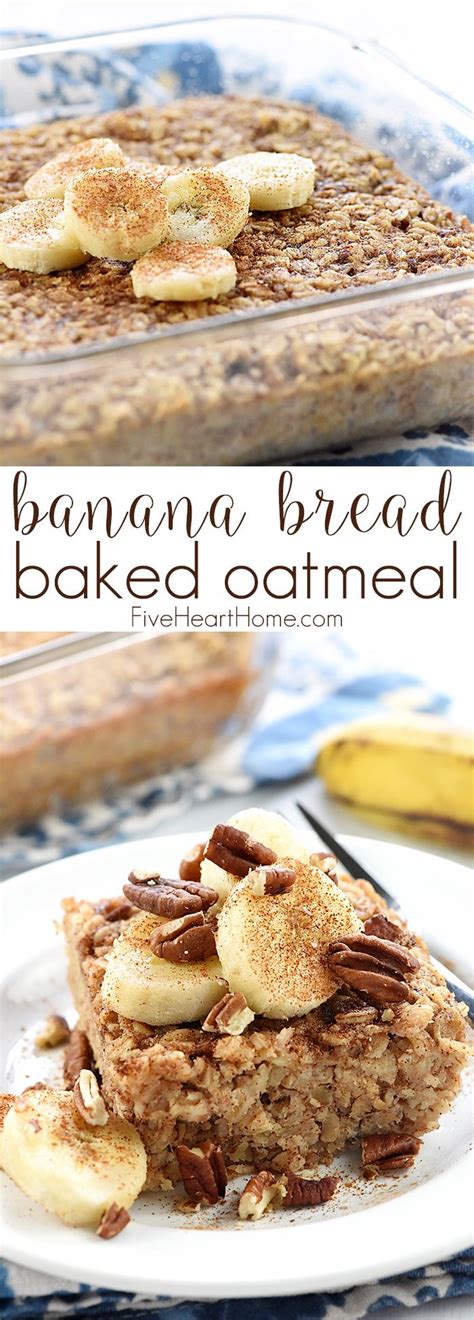 Banana Bread Baked Oatmeal Boasts The Delicious Flavor Of Banana