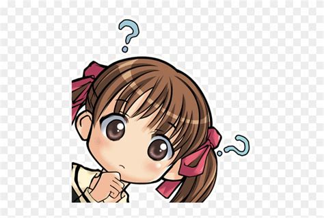 10376594 Confused Anime Girl Png Free Transparent Png Clipart