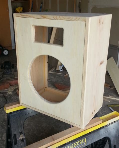 Likely the cabinet height was increased to accommodate the larger baffle. Building a 1x12 Guitar Speaker Cabinet - ToddFredrich ...