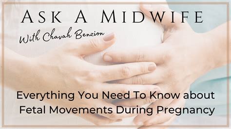 Ask A Midwife All About Fetal Movements In Pregnancy How Do I Know