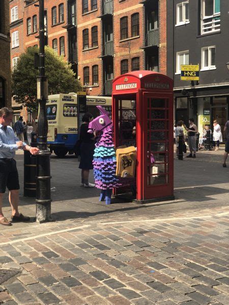 This Real Life Fortnite Supply Lama Was Spotted In London