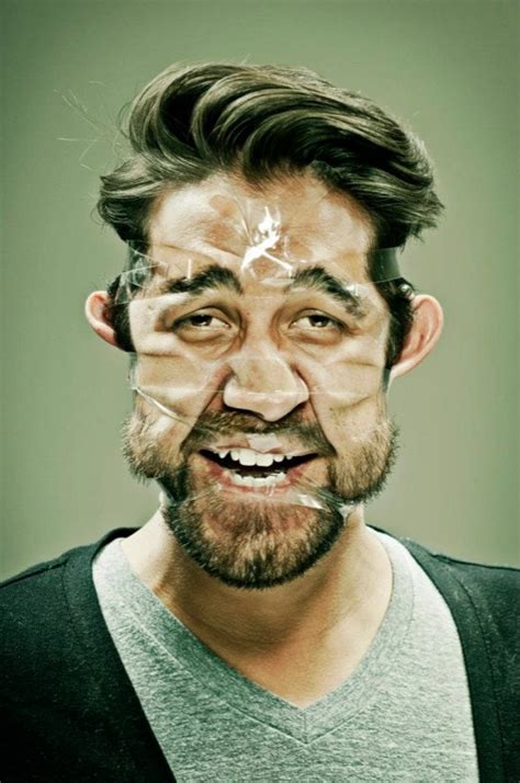 15 Hilarious Scotch Tape Faces Portraits By Photographer