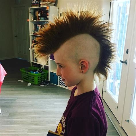 Boys Mohawk Haircut