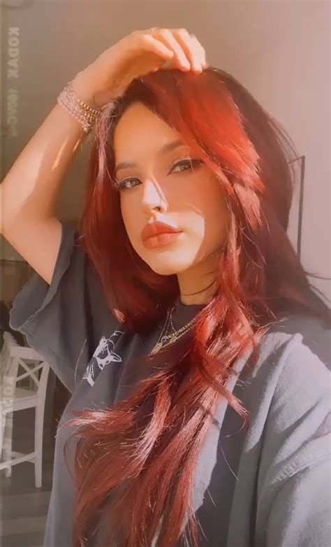 Becky G With Red Hair Becky G Pretty Face Red Hair