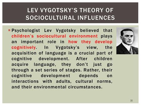 Lev Vygotsky S Sociocultural Theory