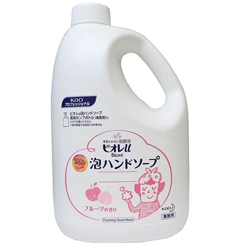 日本進口 花王kao Biore U 弱酸性 抗菌泡沫洗手乳 業務用罐裝 2l~粉瓶果香 日本網路購物 O