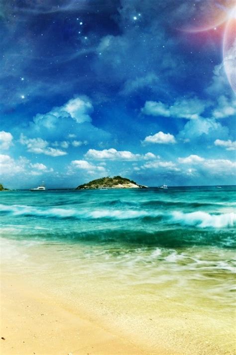 dreamy sea beach coast iphone 4 wallpapers free 640x960 hd ipod touch backgrounds iphone壁紙ギャラリー