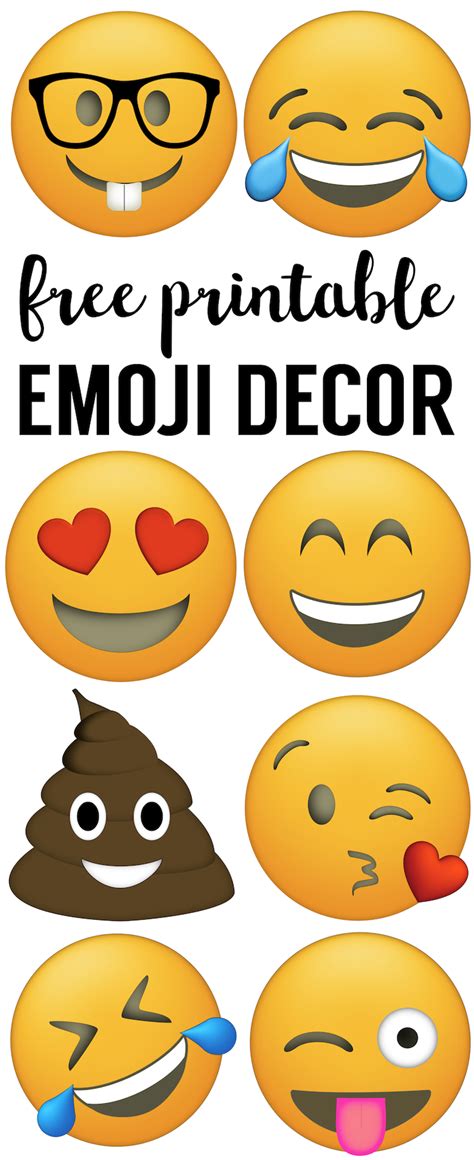 Free Emoji Printables