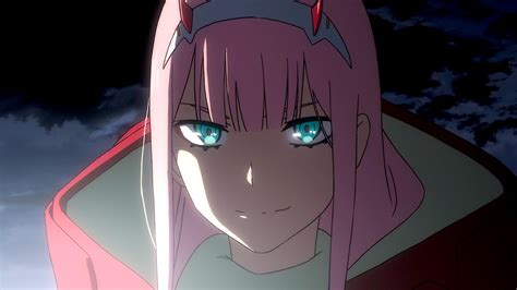 Darling In The Franxx Zero Two Hiro Zero Two With Green Eyes With