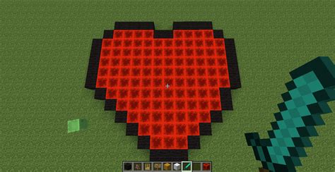 Pixel Art Heart Minecraft By Chelida On Deviantart