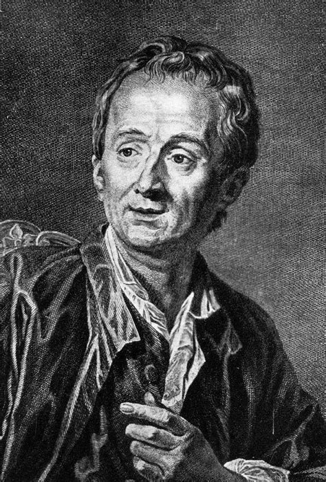 Denis Diderot French Encyclopaedist Drawing By Mary Evans Picture