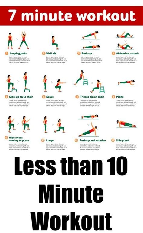 Less Than 10 Minute Workout 10 Minute Workout 7 Minute Workout Workout