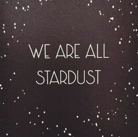 We Are All Stardust We Are All Stardust Lettering Quotes