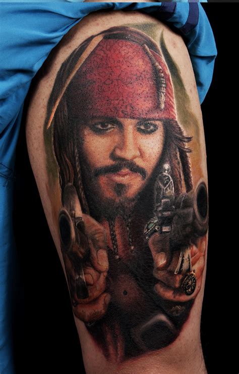 Jack Sparrow Fernando Souza Tatoo Tatuador