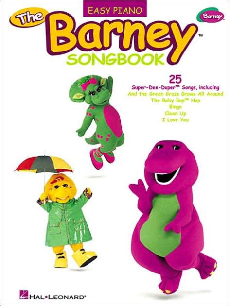 The Barney Songbook By Hal Leonard Corp Paperback Barnes And Noble