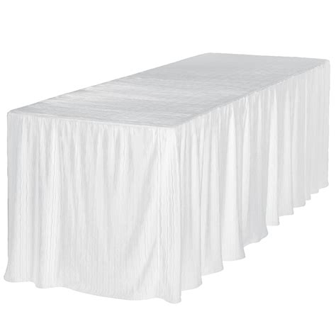 8 Foot White Table Cloth Made For Folding Tables The Folding Table Cloth