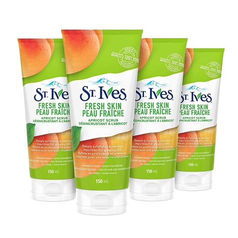 St Ives Fresh Skin Face Scrub For Healthy Skin Apricot Exfoliating