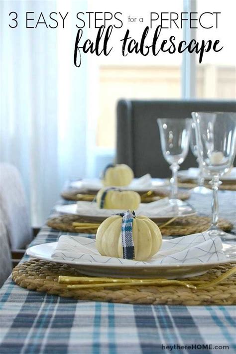 3 Simple Steps To An Easy And Casual Fall Tablescape