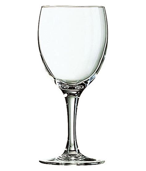 Luminarc Glass Wine Glass Set Of 6 Buy Online At Best Price In India Snapdeal