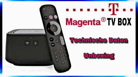 Auf der ifa 2019 stellt die deutsche telekom in berlin ihre neue tv box vor und diese bringt gleich zwei neuerungen mit sich. TELEKOM Magenta TV Box • 4K UHD • Dolby Atmos • HDR10 ...