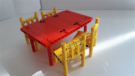 Lego Moc Dolls House Table And Chairs By Legoglen Rebrickable Build