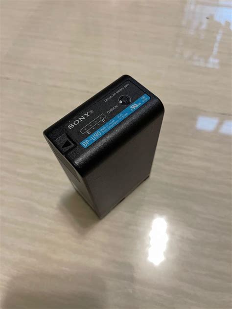 Sony 行貨 Bp U90 Lithium Battery Pack 攝影器材 攝影配件 電池及充電器 Carousell