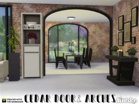 This Set Has Several Curved Arches And Doors Suitable For A Modern Or