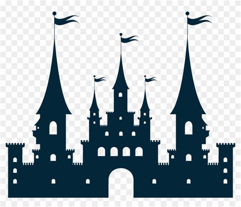 Castle Silhouette Clip Art Princess Castle Vector Free Download