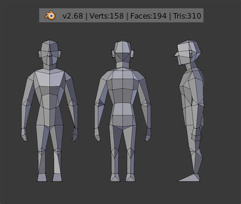 Characer Model By L Tf Low Poly Character D Model Character Game