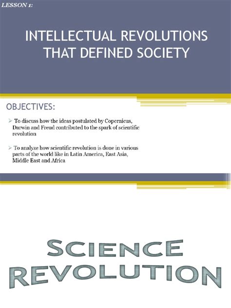 Chap1 Intellectual Revolutions That Defined Society Pdf Scientific