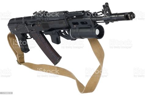 Modern Kalashnikov 545x39 Mm Ak 74m Assault Rifle With 40 Mm