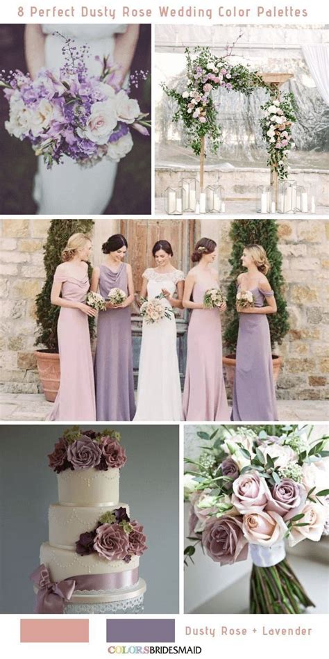 8 Perfect Dusty Rose Wedding Color Palettes For 2019 No3 Dusty Rose