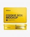 The best box mockups free download for your next project. Metal Cookie Box Mockup in Box Mockups on Yellow Images ...