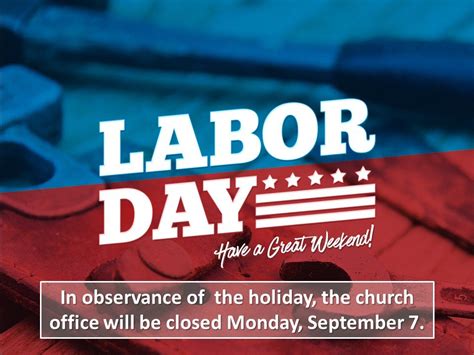 church office closed for labor day trinity baptist church of manchester