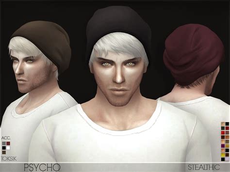 Stealthic Psycho Male Hair Sims 4 Hairs Sims 4 Sims 4 Hair Male