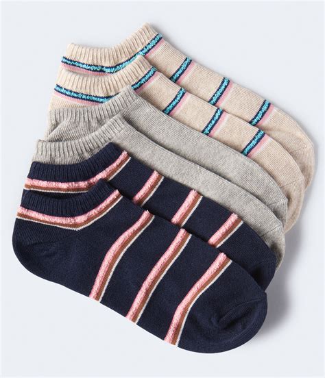 Striped Ankle Sock 3 Pack