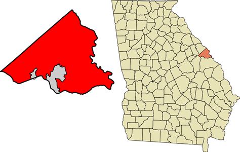 Richmond County Georgia Incorporated And Unincorporated Richmond