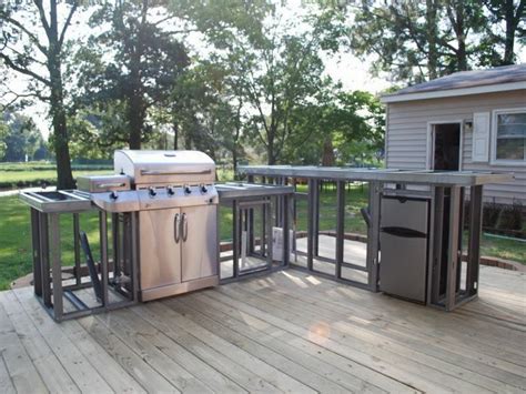 Strong And Durable Metal Frame Outdoor Kitchen — Randolph